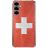 Switzerland Flag Distressed Galaxy S24 Plus Clear Case